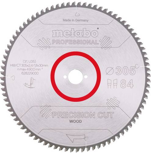 Metabo 628229000 Kreissägeblatt 305mm Zähneanzahl: 84 1St.