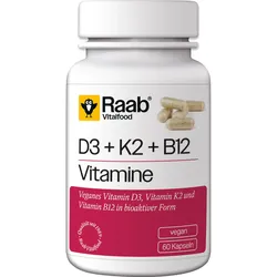 Raab Vitalfood Vitamin D3 K2 B12 60 ST
