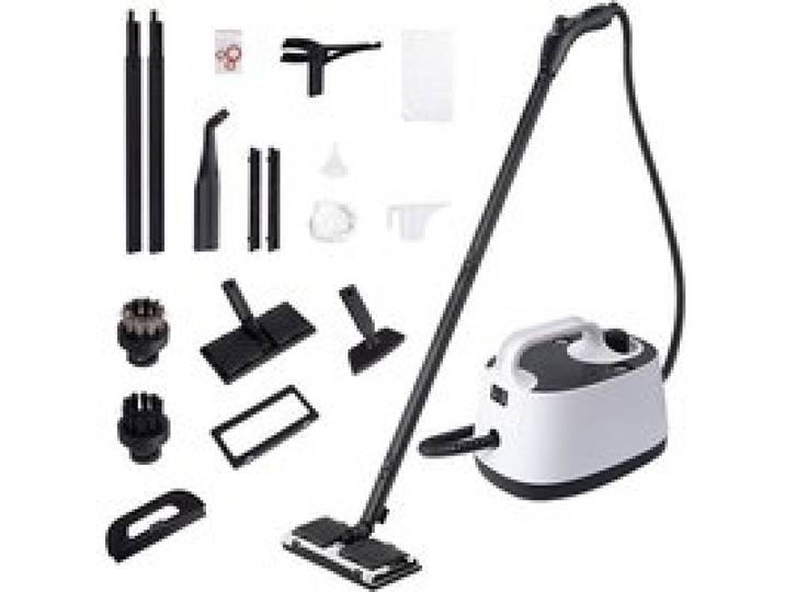 Nettoyeur Vapeur Machine à Vapeur Polyvalente 2000W Chauffage Rapide En 6 Minutes Pour Tapis Sols Fenêtres