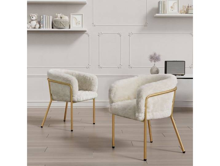 Chaise de loisir individuelle Chaise dressing salon et chambre à coucher luxe léger chaise de salle à manger avec quatre pied