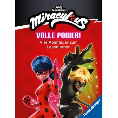 Miraculous - Volle Power! Vier Abenteuer zum Lesenlernen, Gebundene Ausgabe von Carla Felgentreff,Steffi Korda, Ravensburger Verlag GmbH,