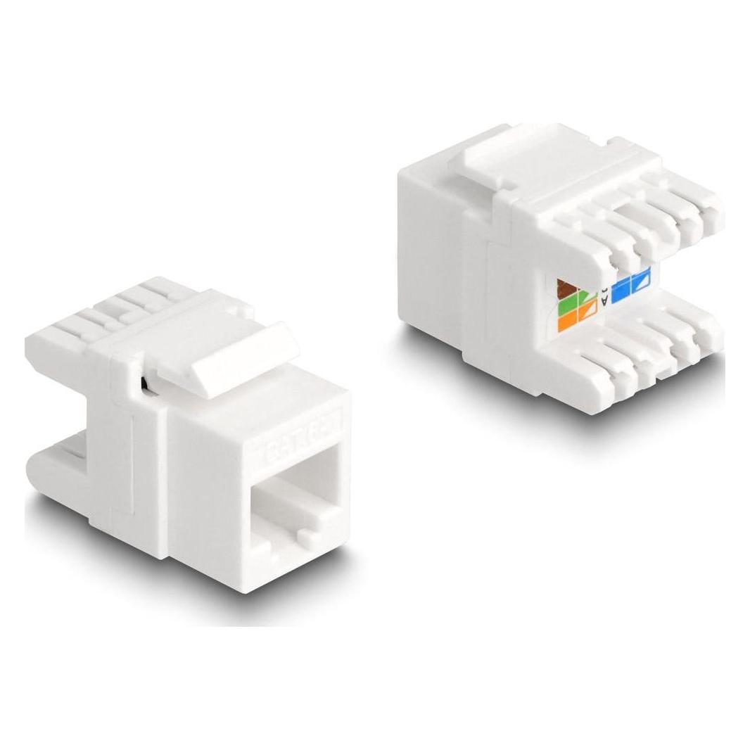 Delock Keystone-Modul Cat.6A, werkzeugfrei, Buchse RJ-45, LSA (Keystone Modul) (88131)