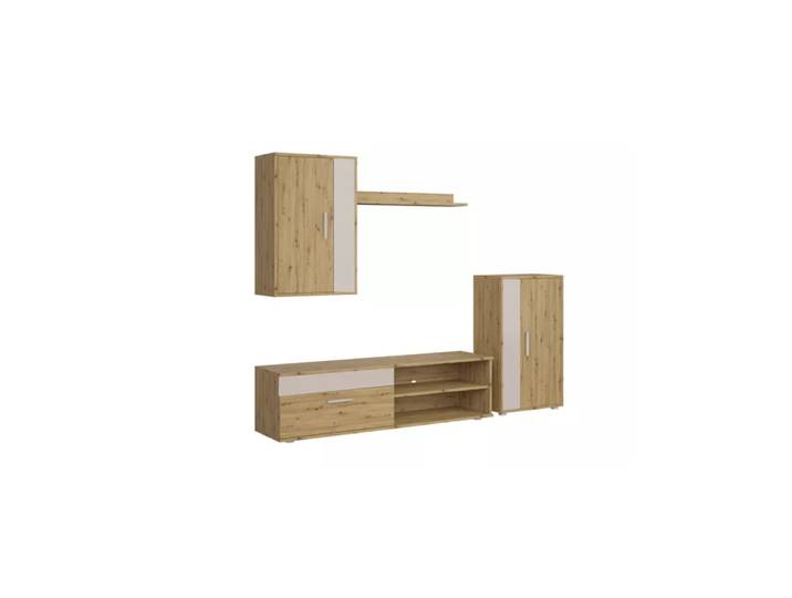 Ensemble tv design cachemire et bois