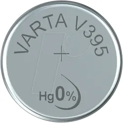 VAR 395 - Silberoxid-Knopfzelle, V 395, 42 mAh, 9,5 x 2,7 mm