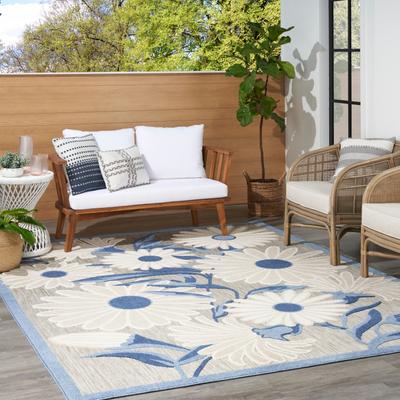 Nourison Aloha Indoor/Outdoor Floral Area Rug