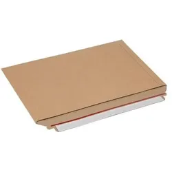Raja, Versandtasche + Luftpolstertasche, Kartonrücken-Umschläge PCF33 Braun 234 mm (100 Stk.)