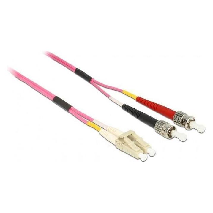 Delock Kabel Lichtwellenleiter LC / ST Multimode OM4 5 m (5 m) (84867)