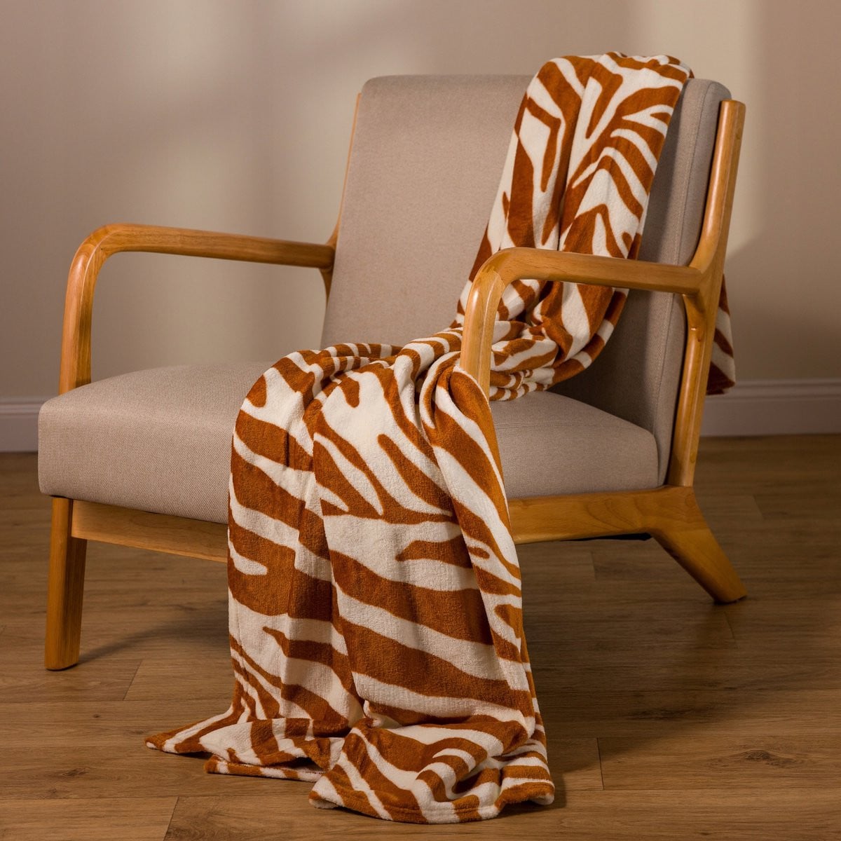 Zachte Savanne Plaid in Afrikaanse Stijl, 150 x 200 cm