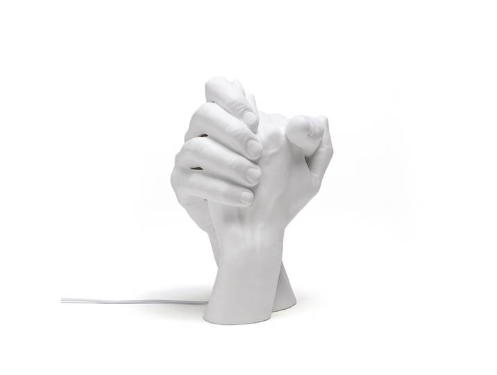 Seletti - Lampe de table With Me - Blanc - Porcelaine - Designer Marcantonio