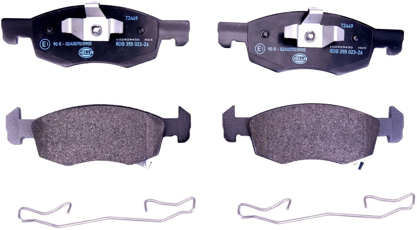 HELLA 8DB 355 023-261 Brake pad set