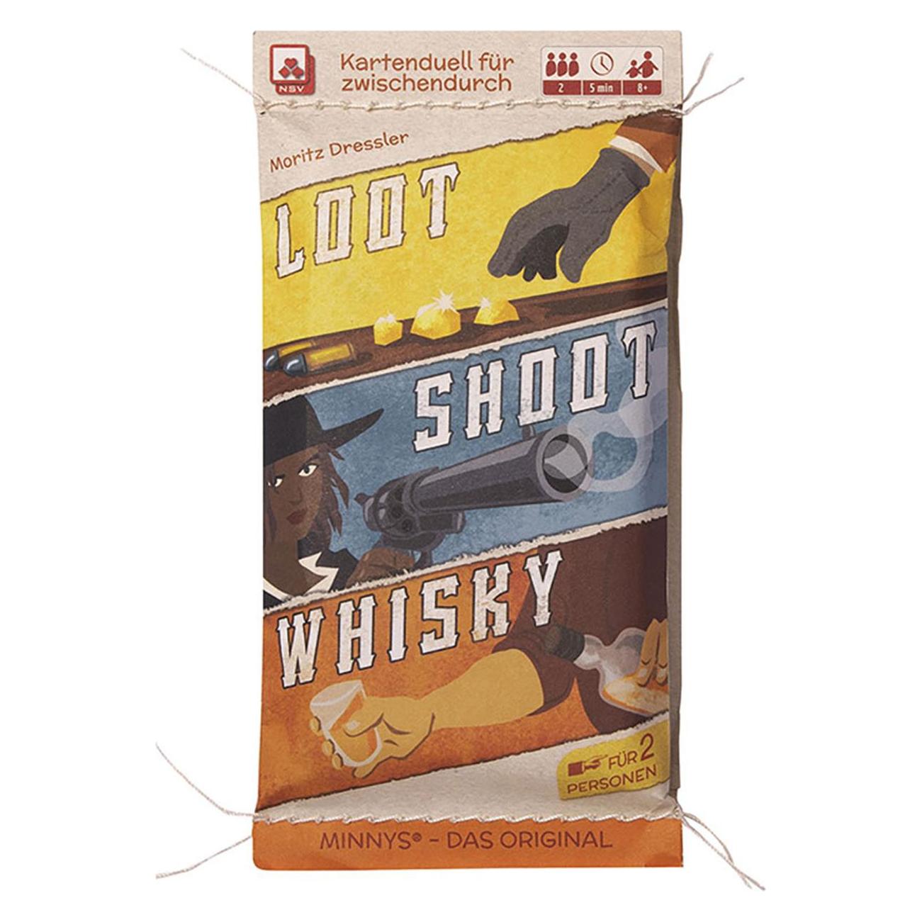 NSV Loot Shoot Whisky Minnys Nachfüllpack (Deutsch, 2 Spieler) (3613)