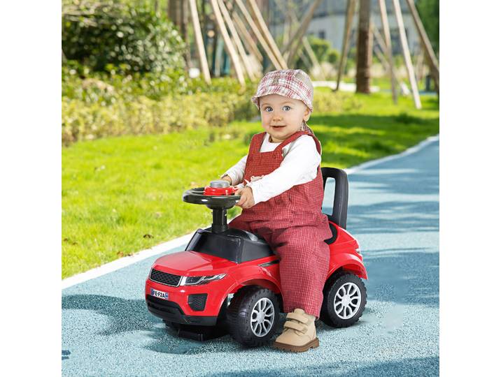HOMCOM Voiture Porteur Enfant 12-36 Mois Rouge