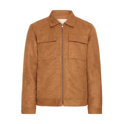 Lederjacke SOLID "Lederjacke SDVamos", Herren, Gr. XXL, braun (toffee), Obermaterial: 100% Polyester PES., Jacken