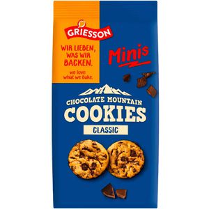 Griesson Kekse Chocolate Mountain Cookies Classic, 125 g