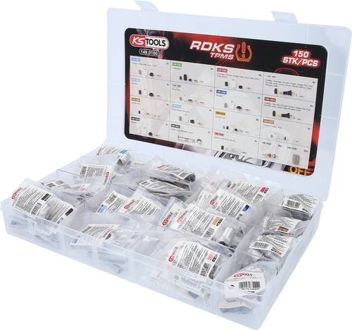 KS Tools RDKS / TPMS Service-Sortiment für Reifendruck-Kontrollsysteme, 150-tlg 149.0100