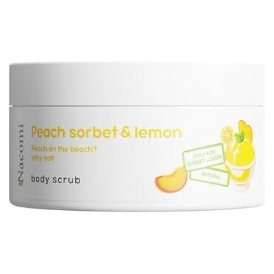 Nacomi Body Scrub peeling do ciała Peach & Lemon Sorbet 100ml (100 ml) (5901878685540)