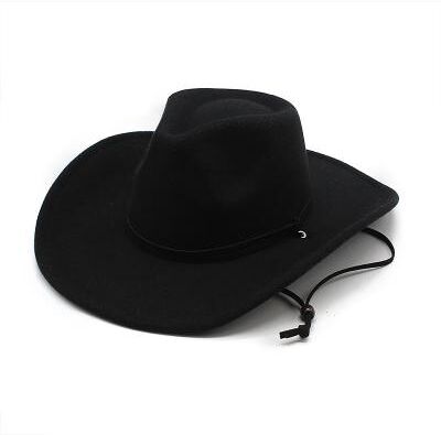 LightInthebox Men's Sun Hat Cowboy Hat Fedora Trilby Hat Black Red Woolen Vintage Style Fashion 18th Century State of Texas Daily Theme Party Solid / Plain Color Sunscreen Cosplay
