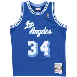 Mitchell & Ness, Herren, Sportshirt, NBA Los Angeles Lakers 2.0 Shaquille O'Neal Trikot Herren (M), Blau, M