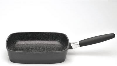 "BergHOFF Scala Non-stick 12.5"" Square Grill Pan, Removable Handle"