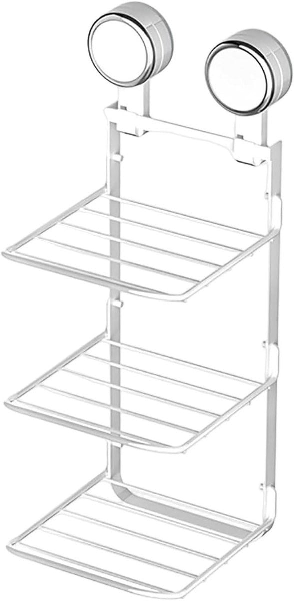 Opvouwbare Wandplank Meerkleurig - Opbergrek voor Badkamer, Keuken of Woonkamer - Installatie Zonder Boren