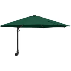 vidaXL Grüner Gartensonnenschirm 248 x 248 x 148 cm Polyester und Stahl Eolia Outdoor-Modell