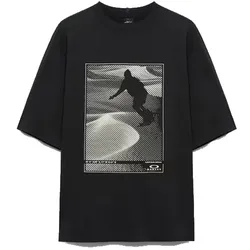Oakley Herren T-Shirt Sandboard Pitch black - L - L