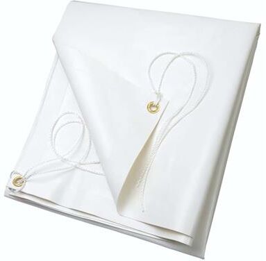 Ribimex Bâche blanche PVC 4x5 m 650 g/m2