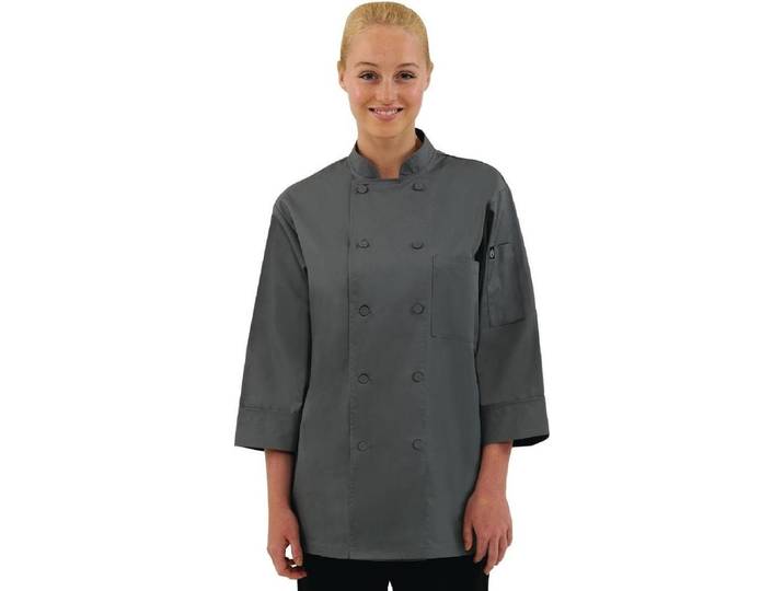 Chef Works Koksbuis Unisex Grijs 3/4 Mouw - Maat L