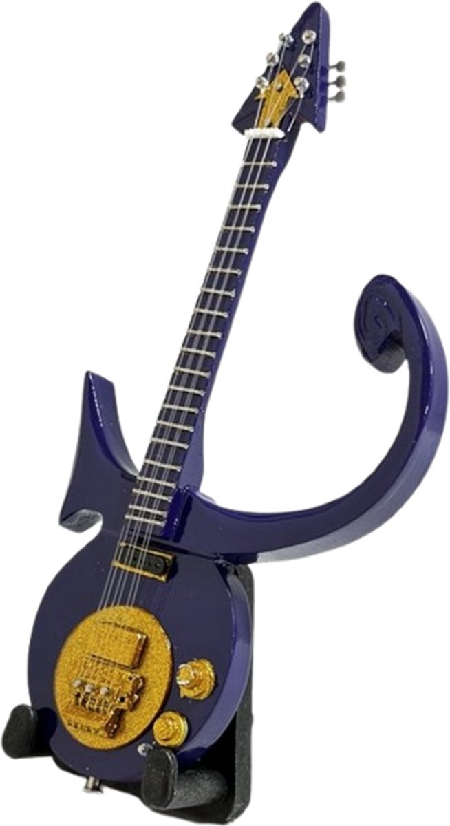 Prince Baby miniatuur replica Love Symbol gitaar, 15 cm