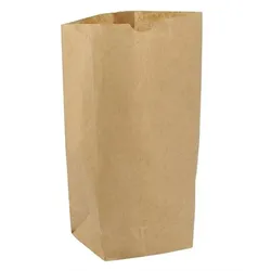 MONOUSO - Papiertasche mit Sechseckiger Sockel Kraft 23x35cm (50 Stück)