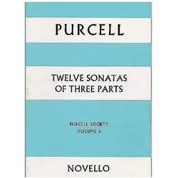 12 Sonatas of 3 parts for 2 violins, bass and bc, score, Fachbücher von Henry Purcell