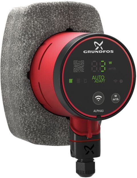Grundfos Alpha3 Hocheffizienz-Umwälzpumpe 99371909 15-60, 130 mm, 230 V/50 Hz