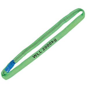 Petex Rundschlinge 47202113, Umfang 3 m, 1,5m Länge, EN 1492-2, grün, Traglast 2 Tonnen