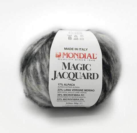 Mondial Wolle Magic Jacquard Garn-Set