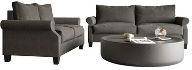 Craft Porch CraftPorch Classic Linen Upholstered 2-Piece Living Room Set