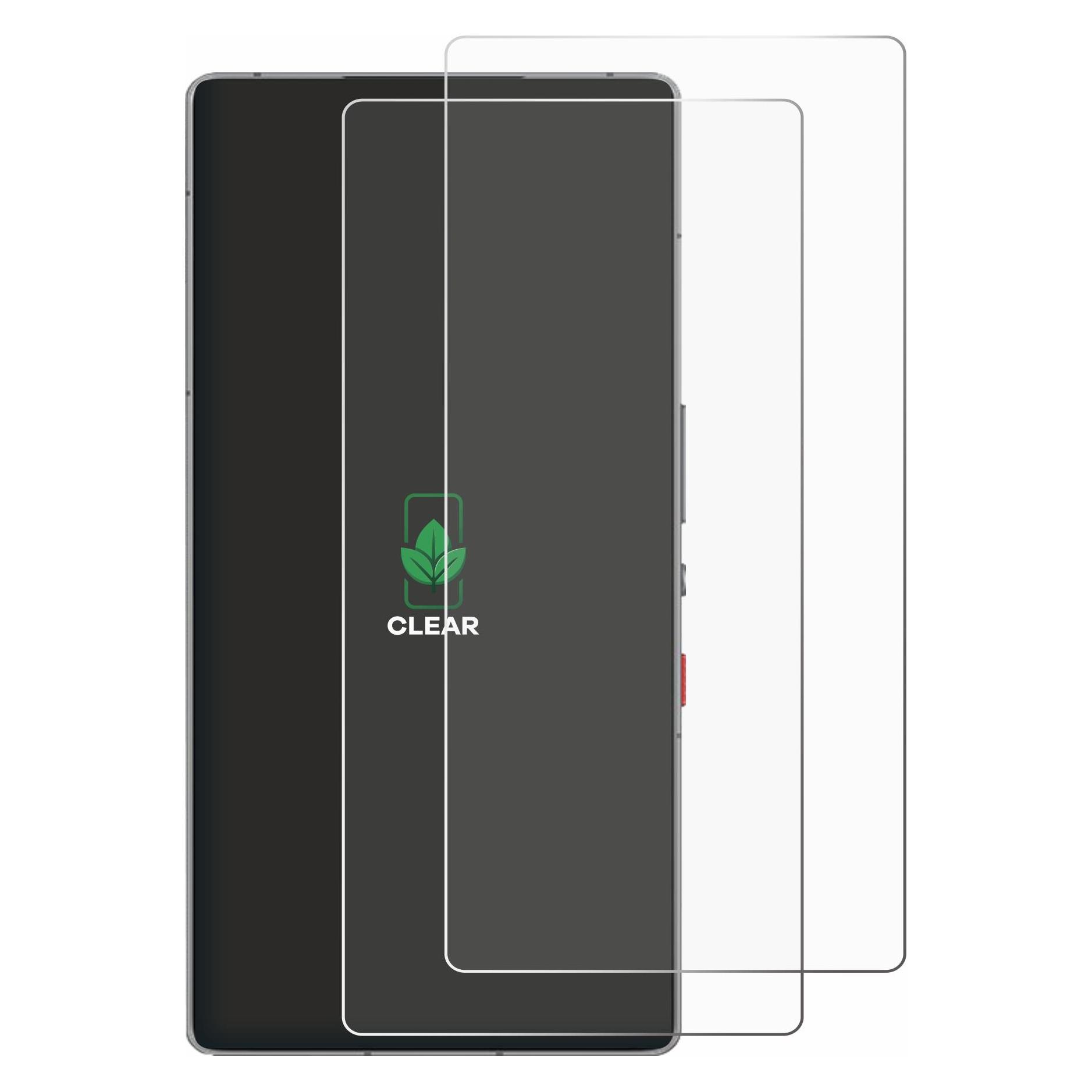 ScreenLeaf Schutzfolie für ZTE Nubia Red Magic 10S Pro Displayschutz Display Schutz Folie Klar Transparent (2 Stk., Nubia RedMagic 10 Pro) (6159487)