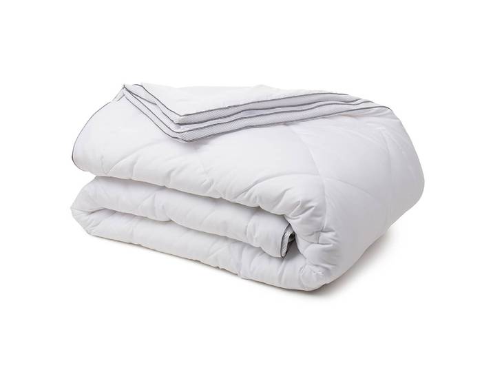 Couette 4 saisons Jovwe 135 x 200 cm Blanc/Blanc Microfibre