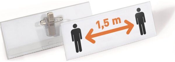 Durable Navneskilt M. N+k   40x105 Mm   14 Stk.