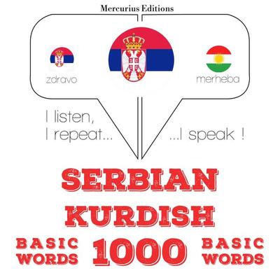 1000 essential words in Kurdish - JM Gardner, Audio, 9782821140349