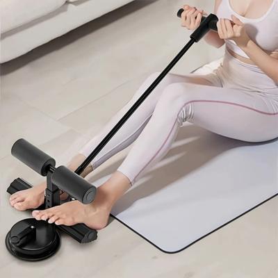 Uplift Essentials Sit Up Assist With Dual Suction Base Adjustable Abdominal Training Device For Home Fitness And Core Strength black