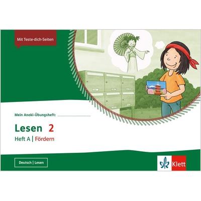 Mein Anoki-Übungsheft. Lesen 2. Heft A Fördern. Übungsheft Klasse 2, Set von , Klett Schulbuchverlag, 978-3-12-162216-0
