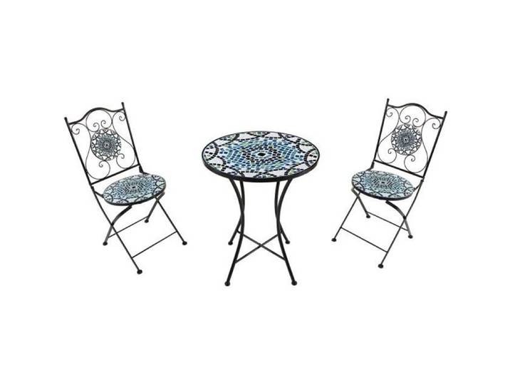 Ensemble Bistro Extérieur AXI Amélie - 2 Chaises 1 Table - Mosaique Multi Couleur - Salon de Jardin Bistrot