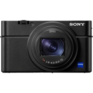 Sony Kompaktkamera RX 100 VII A schwarz, mit 3 Zoll Display, 8x optischer Zoom, 1'' Sensor, WLAN, Bluetooth, 4K, 20 MP