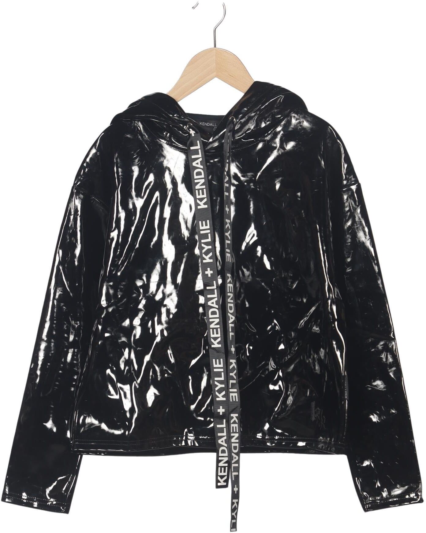 Kendall + Kylie Damen Jacke, Schwarz, Gr. S, Synthetik - Second Hand