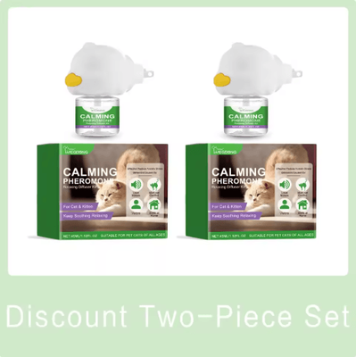 Inspire Picks CalmWhis Cat Calming Diffuser Plug In Pheromone Relaxant For Stress Relief 2 Set