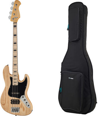 Harley Benton Enhanced MJ-4MN Natural w/Bag Noir
