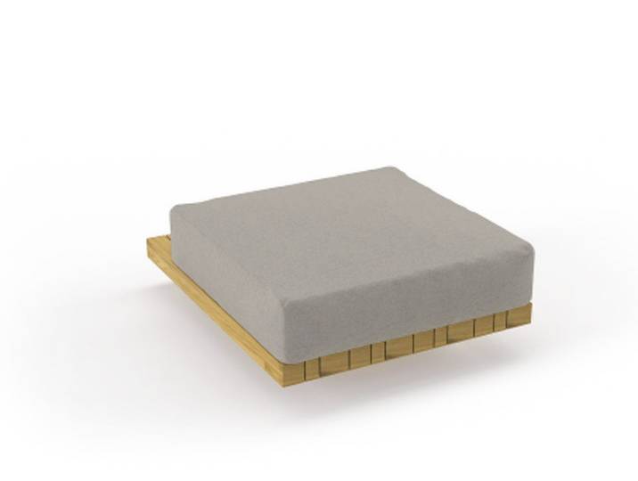Solpuri Plateau S-Modul Hocker inkl. Polster Teak
