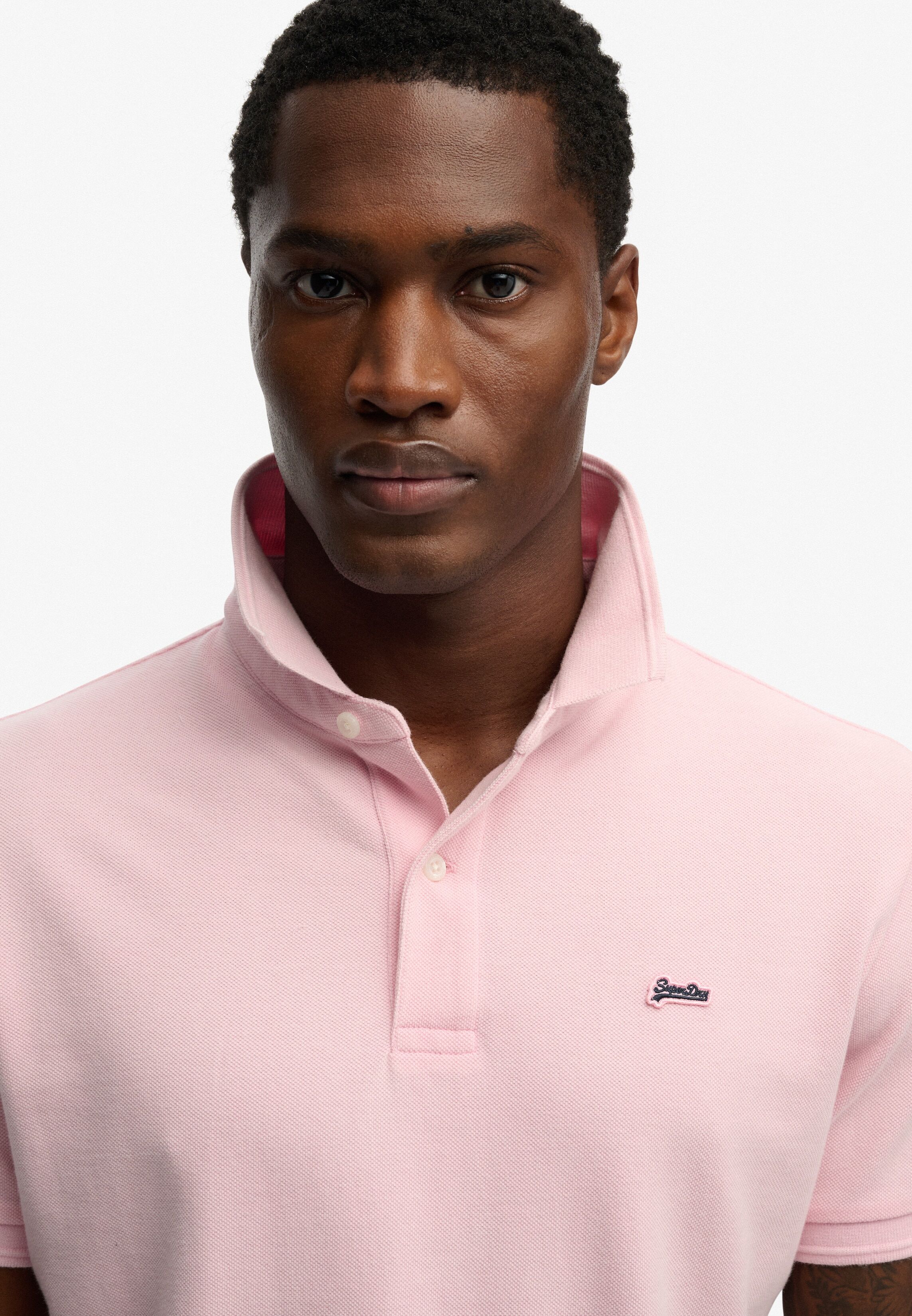 Poloshirt SUPERDRY "CLASSIC PIQUE POLO", Herren, Gr. 3XL, rosa (montauk pink), Piqué, Obermaterial: 100% Baumwolle, unifarben, relaxed fit normal, ohne Ausschnitt, Shirts Poloshirt, Baumwolle, relaxed fit montauk pink 3XL