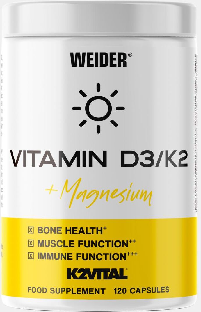 Weider Vitamina D3-K2 120Caps . Blanco