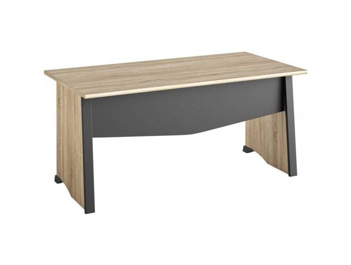 Bureau L. 140 cm MAMBO imitation Chêne et noir